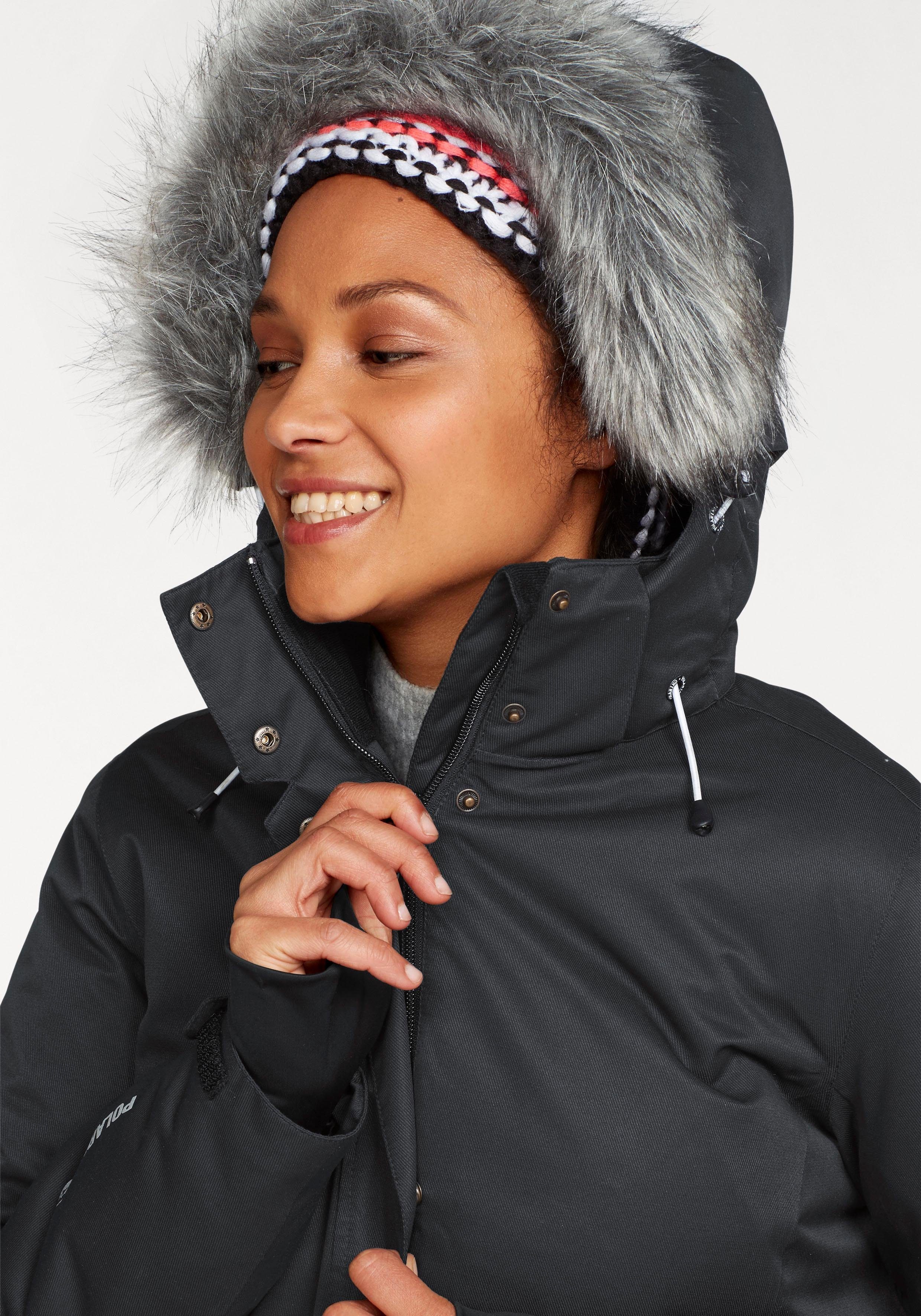 Polarino Skijacke mit Schneefang und Windstopperbündchen