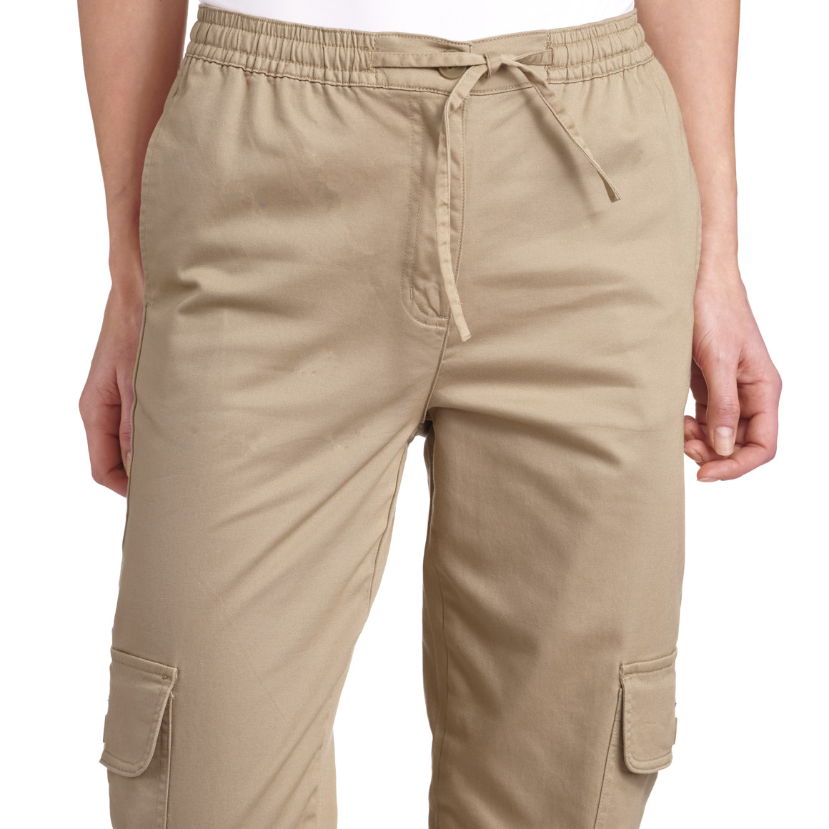 Damen Cargopants mit Beintaschen
