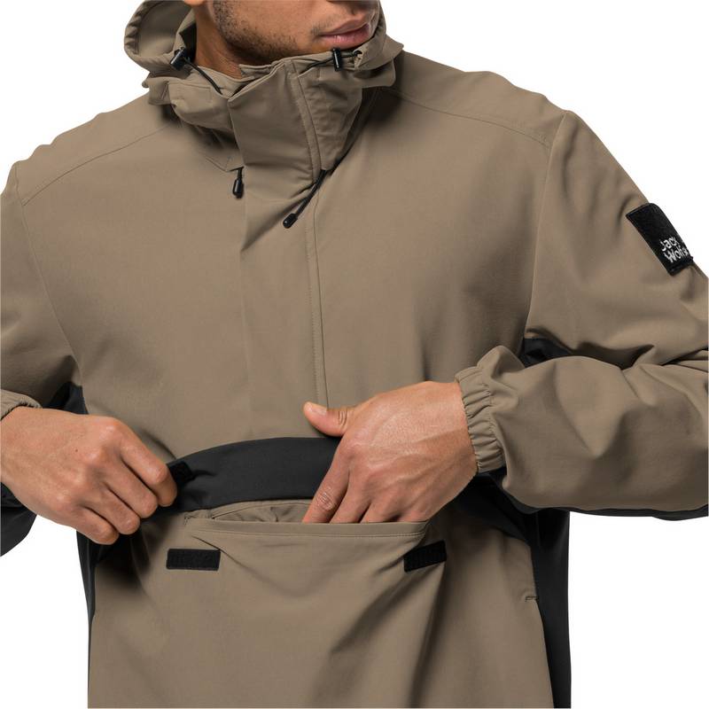 Jack Wolfskin BERNAUER HALFZIP M Softshelljacke Herren