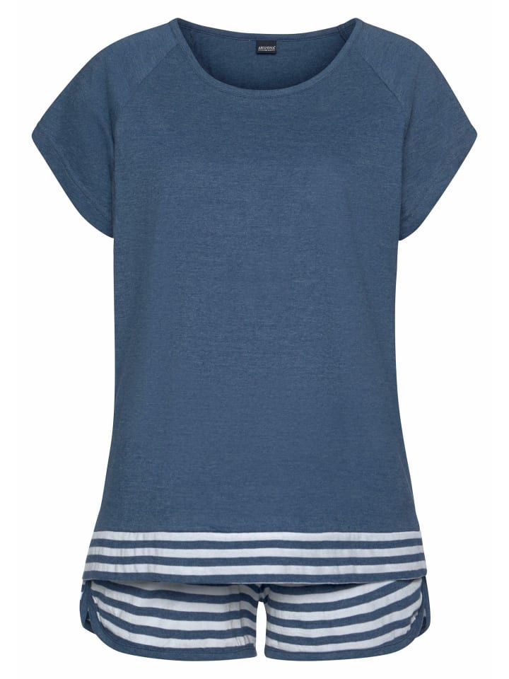 ARIZONA Shorty in blau-meliert günstig kaufen