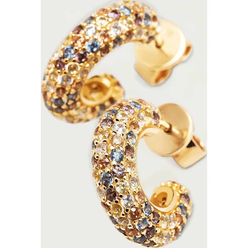 P D Paola Créoles 925 Argent Boucles d'oreilles