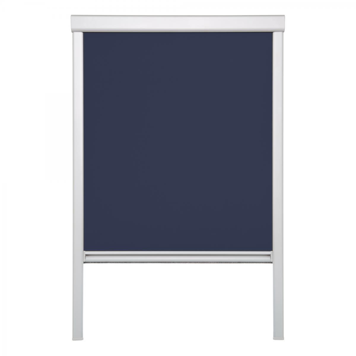 Lichtblick Dachfensterrollo Skylight, Thermo, Verdunkelung, Blau, 49,3 cm x 100 cm (B x L)