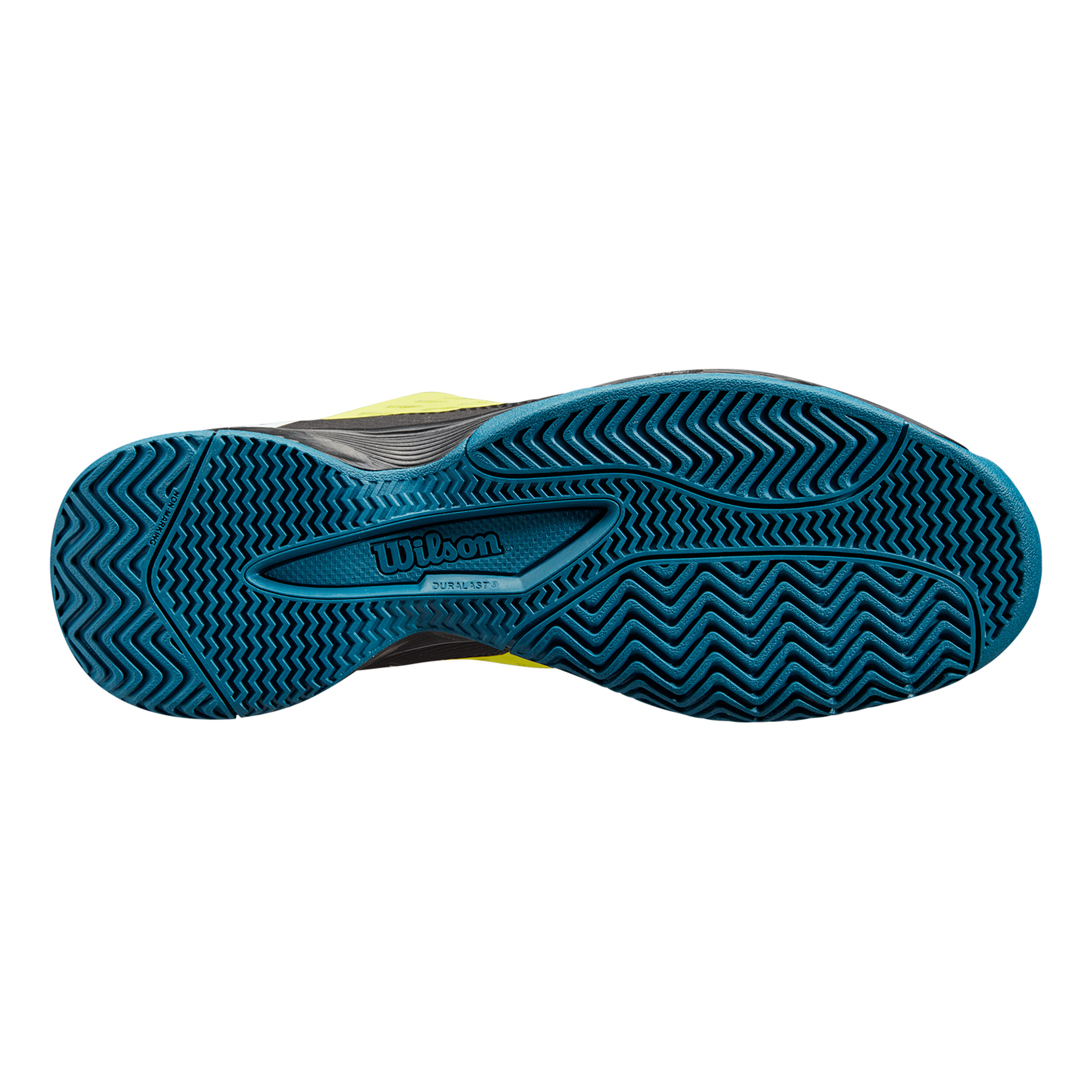 Rush Pro 4.0 Allcourtschuh Kinder - Gelb, Schwarz