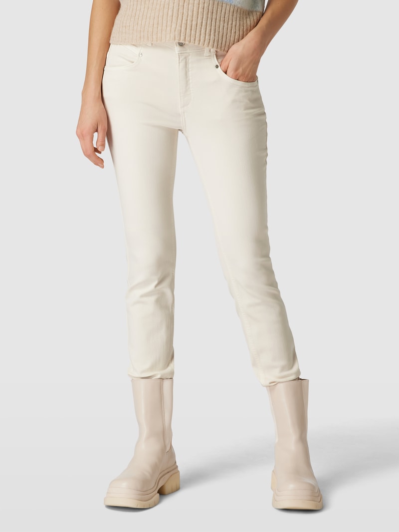 Slim Fit Jeans im 5-Pocket-Design Modell 'BAXTOR' in offwhite