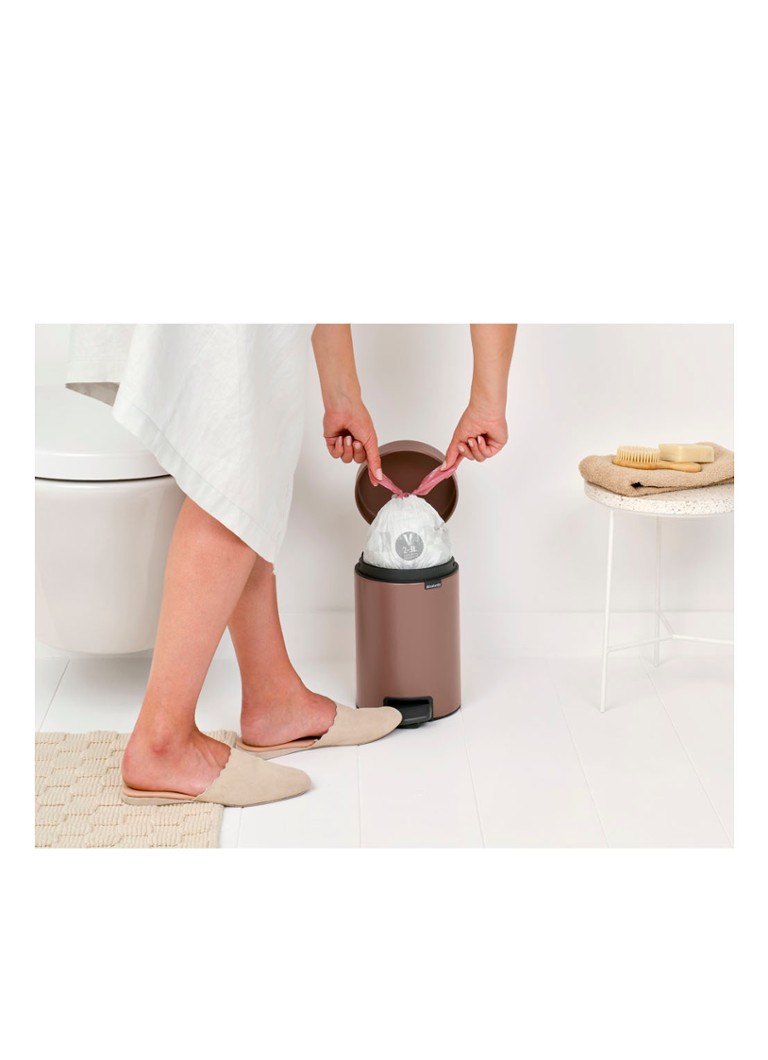 Lixeira de pedal Brabantia NewIcon de 3 litros