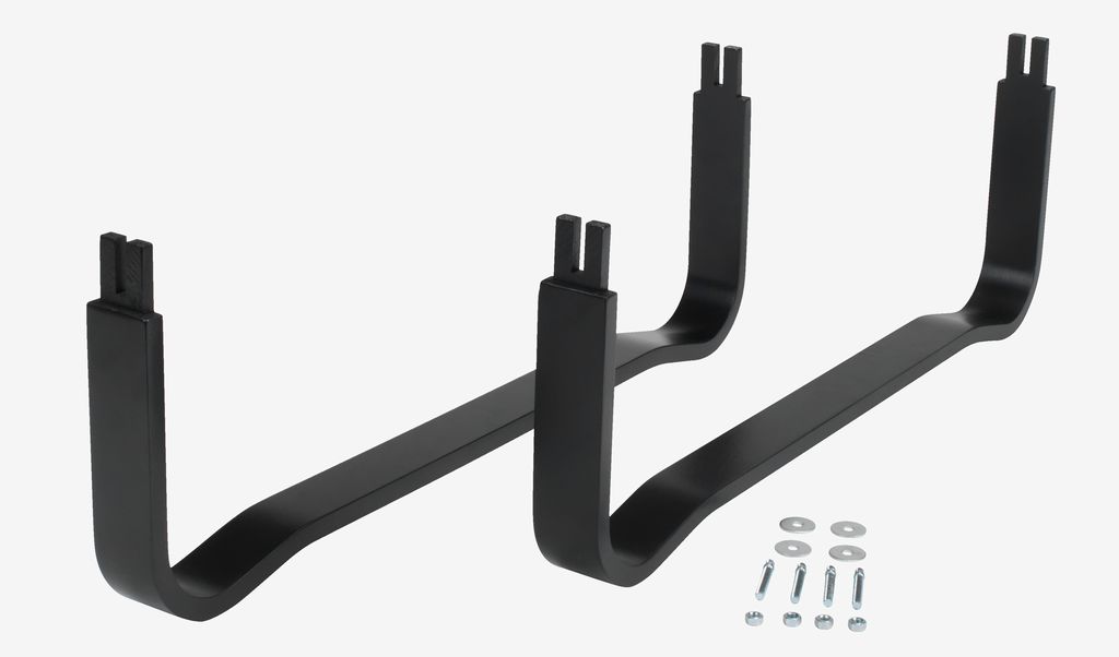 SOLA Kleiderbügel 90 cm, SOLA Schwarzbirke, 2 Stück/Packung