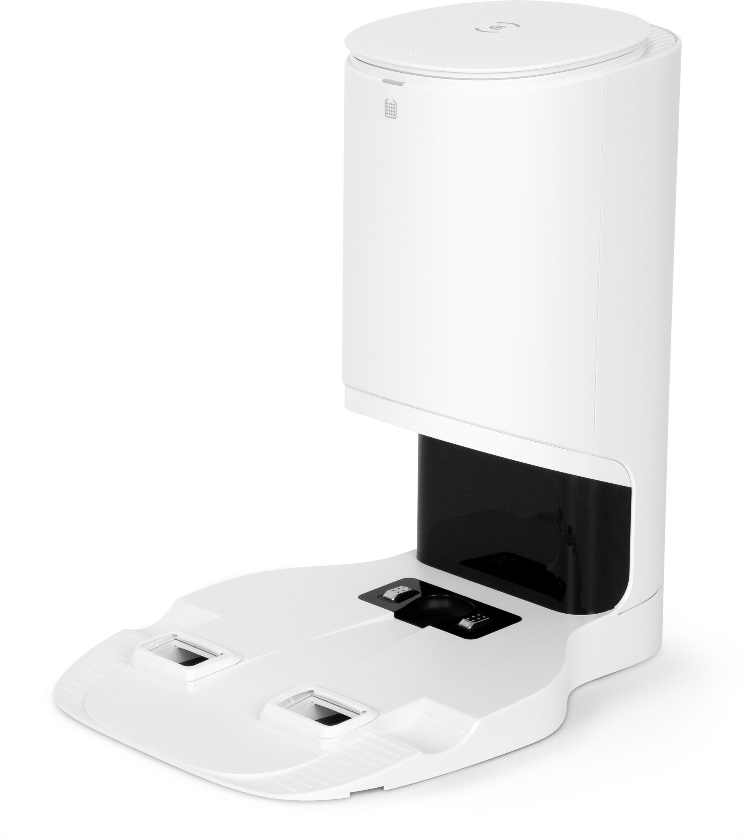 ECOVACS Nass-Trocken-Saugroboter DEEBOT T9+, 50 W, 3000PA, DToF-Laser, Absaugstation, für alle Fussbodenarten, Weiss