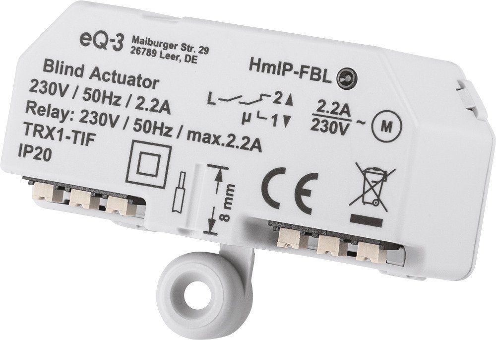 Homematic IP Jalousieaktor – Unterputz Smart-Home-Steuerelement