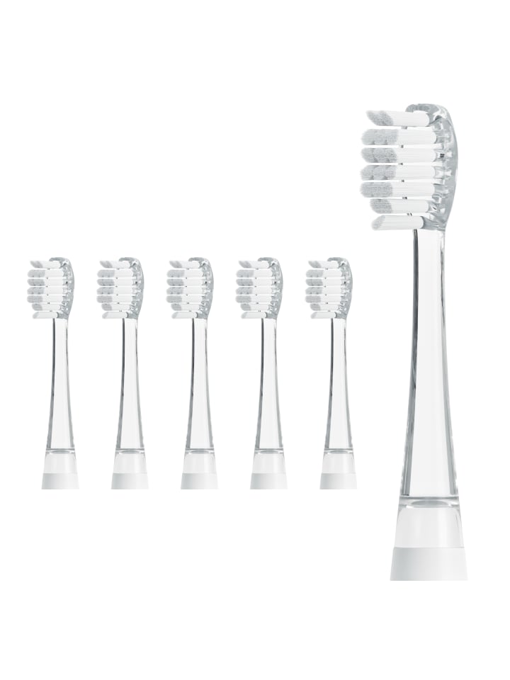 Ailoria BUBBLE BRUSH Ersatzbürstenköpfe 6er Set in transparent günstig kaufen onesize