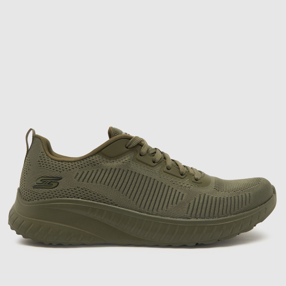 SKECHERS Bobs Sport Squad Chaos khaki színű edzőcipő