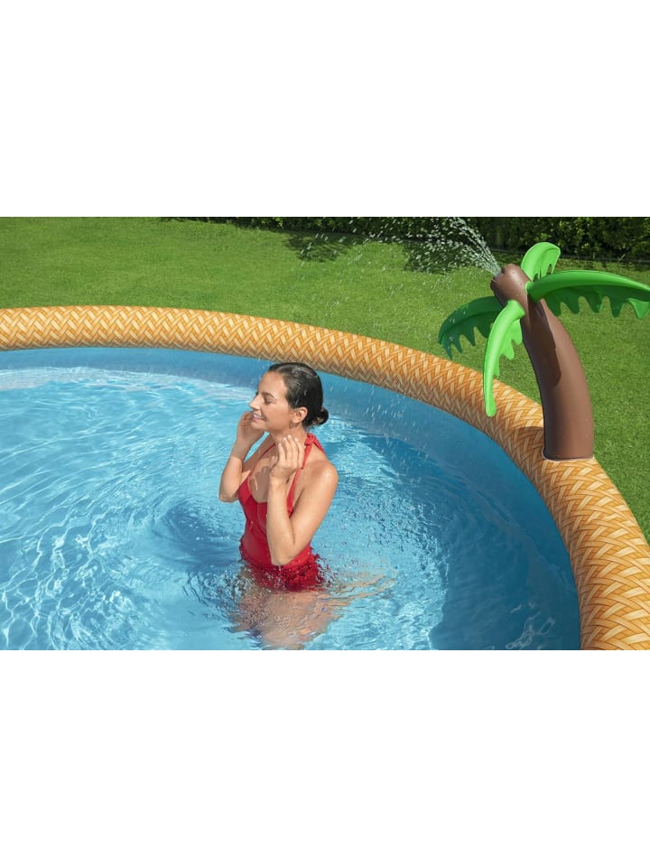 Bestway Fast Set Pool - Paradise Palms (457x84cm) inkl. Filterpumpe in mehrfarbig günstig kaufen onesize