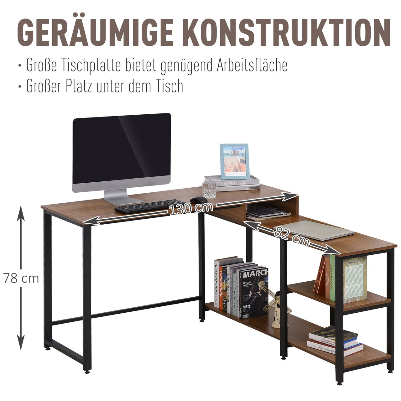 HOMCOM Rutscher Kinder-Motorad Rutscherfahrzeug Kinderfahrzeug für 18-36 Monate mit Musik Weiß 74 x 39 x 48 cm