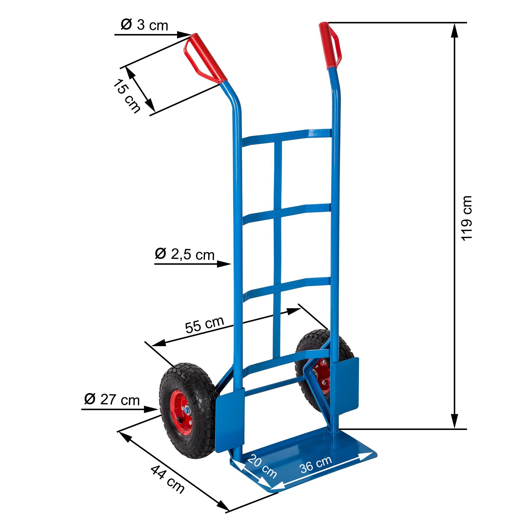 tectake Sackkarre Sackkarre bis 200kg