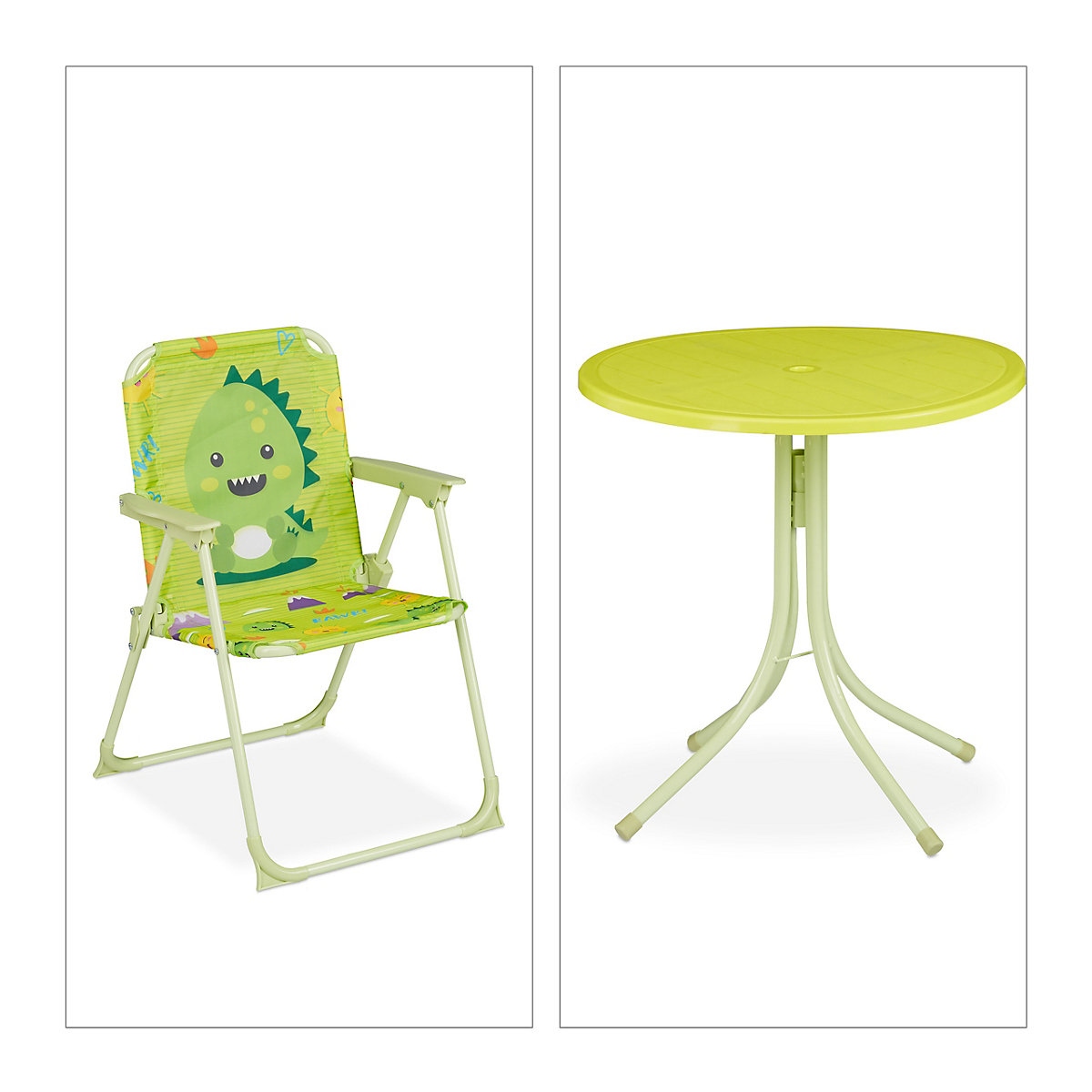 Camping Kindersitzgruppe mit Schirm