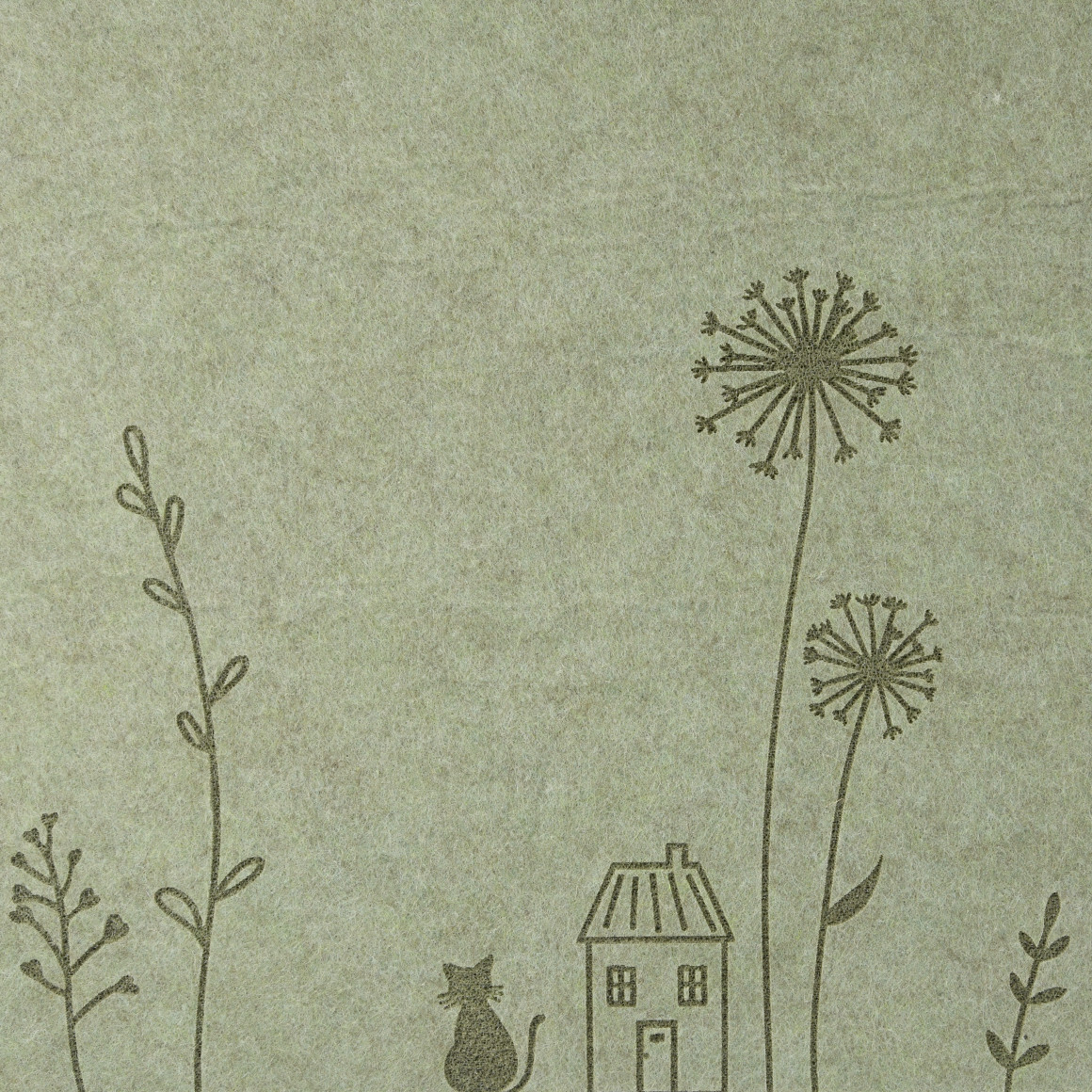 Tischläufer mit Ausbrenner-Muster