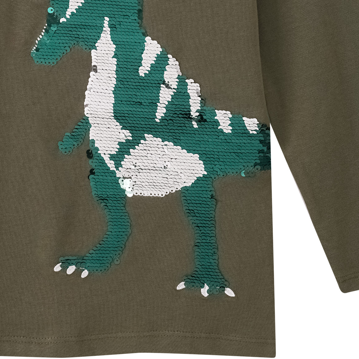 Jungen Langarmshirt mit Wendepailletten