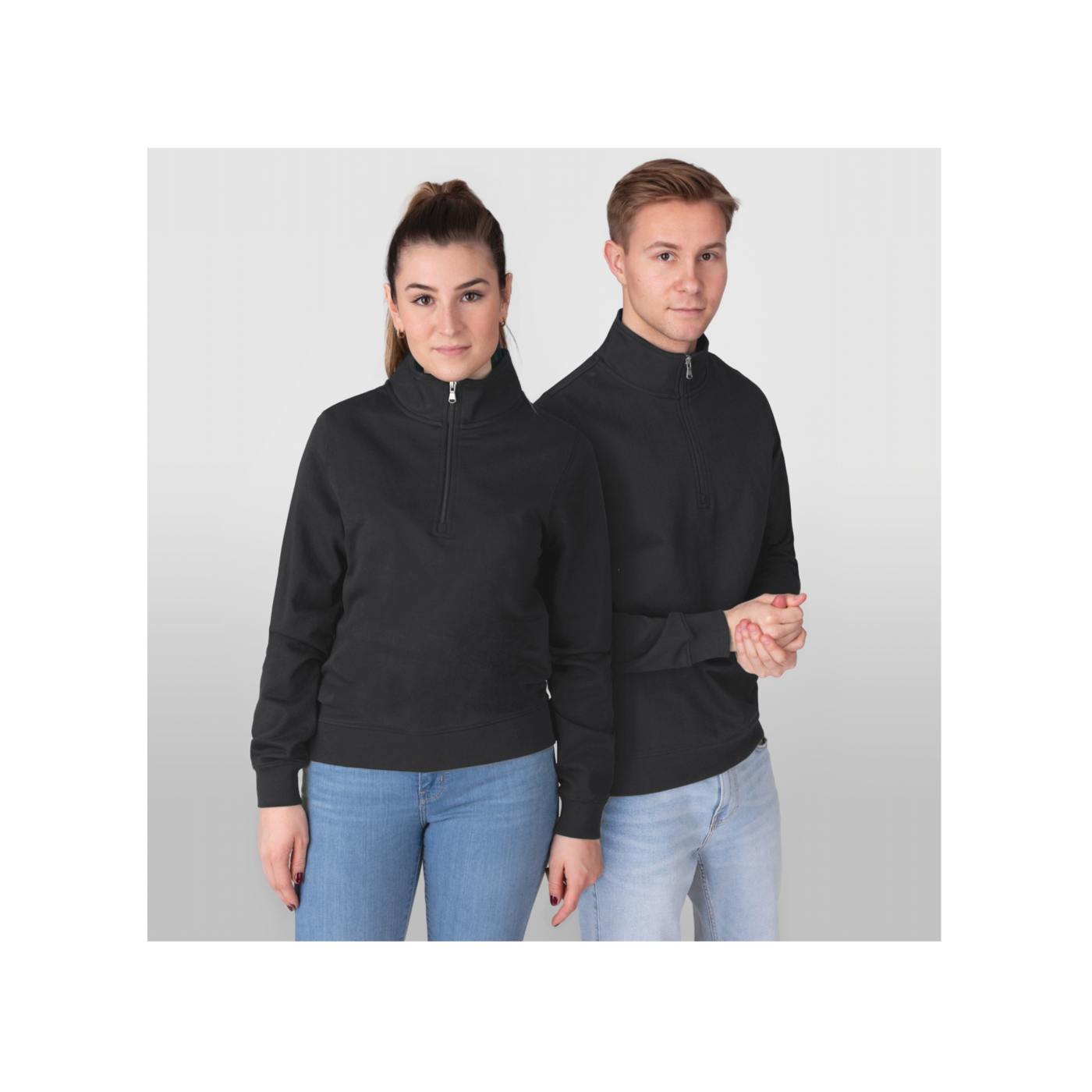JAKO Doubletex Ziptop Grau F830
