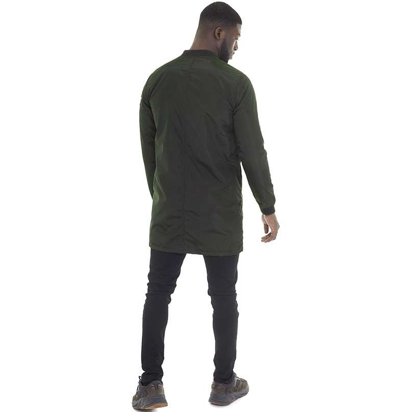 BRAVE SOUL Robinson Bagde Herren Kurzmantel MJK-ROBINSONBADG KHAKI