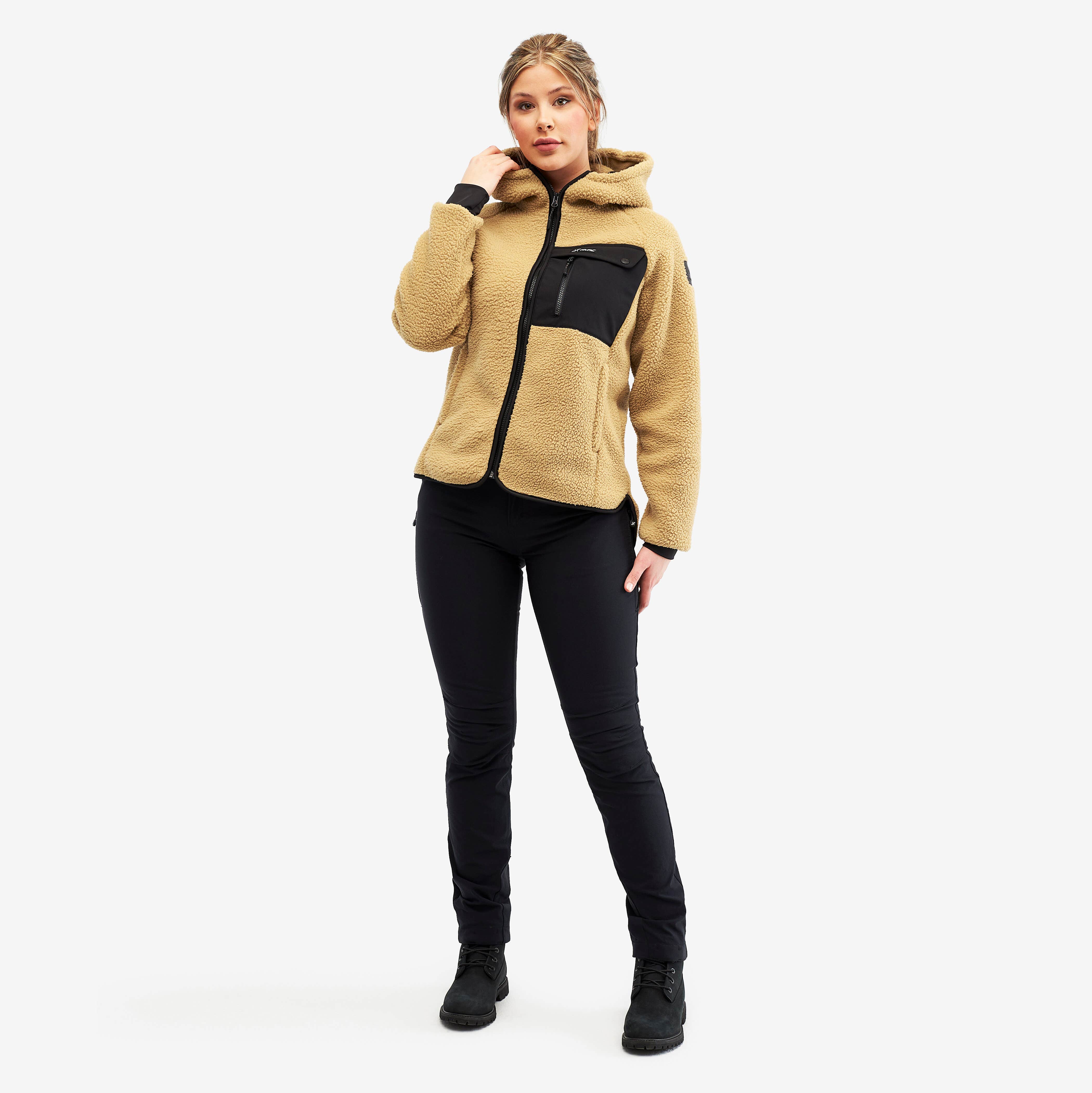 Sherpa Hoodie Femme Teddy Bear