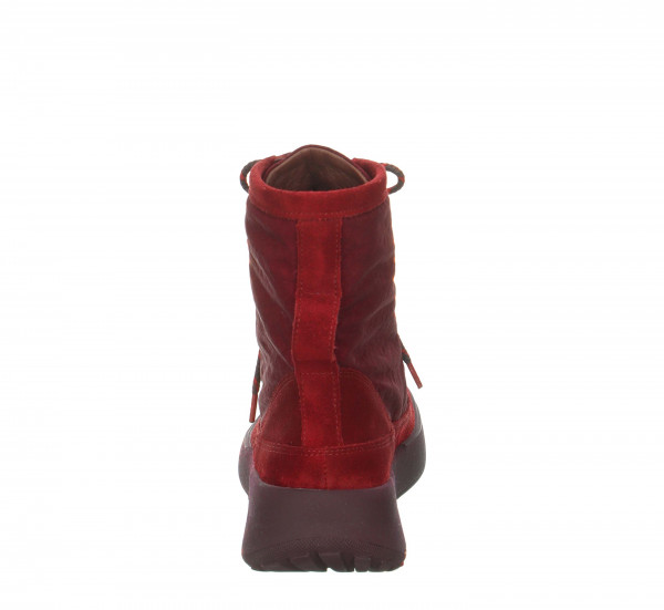 KUSABI Schnürboots - Merlot/Kombi