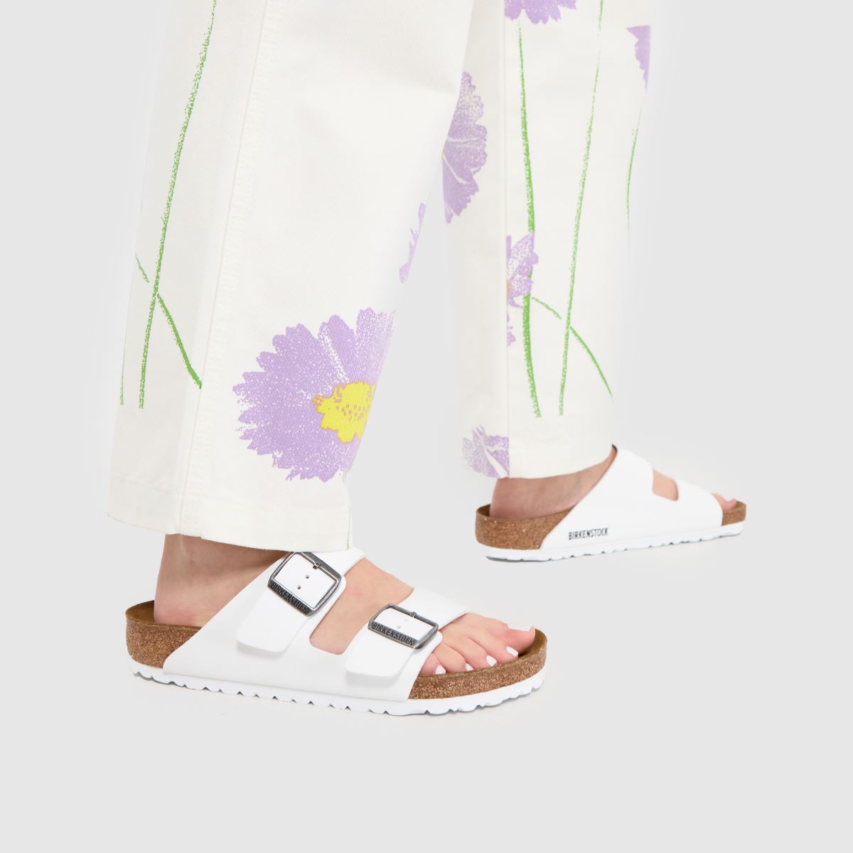 BIRKENSTOCK – Arizona – Vita sandaler