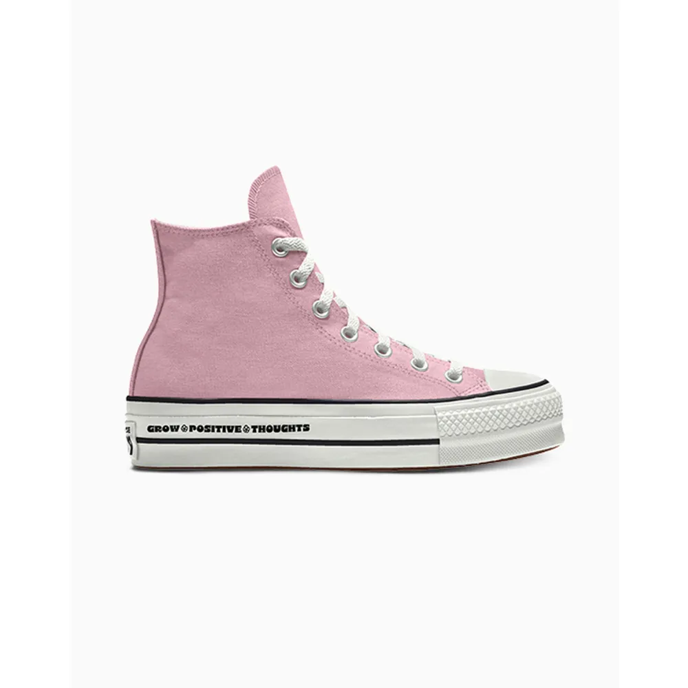 Converse Custom Chuck Taylor All Star Lift Platform Canvas By You 171209CSP24_SUNRISEPINK_NY / pink