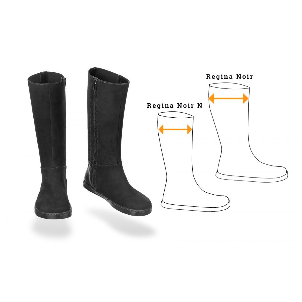 Peerko Regina Noir N schwarze Barfuß-Stiefel