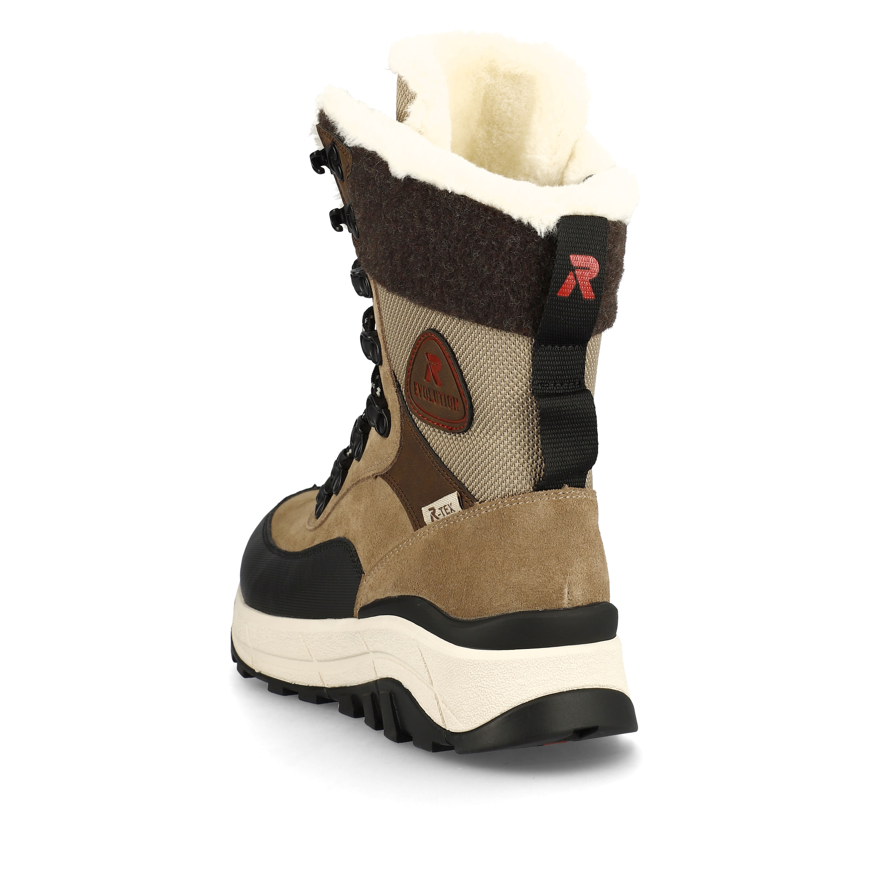 Rieker Damen Schnürstiefel sand beige