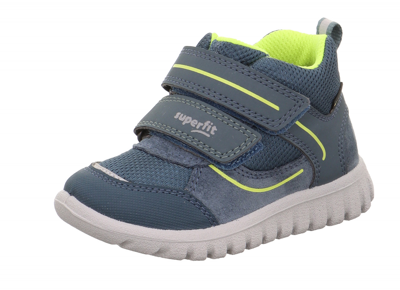SPORT7 MINI - Blau/GelbSneaker high mit Klettverschluss