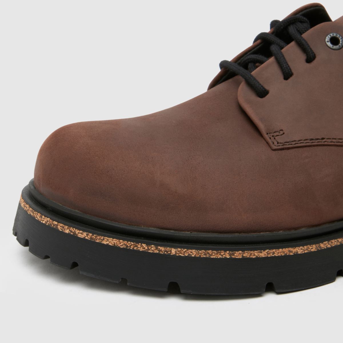 BIRKENSTOCK magassarkú cipő barna színben