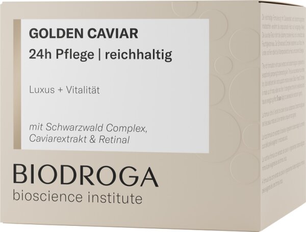 Biodroga Bioscience Institute Golden Caviar 24h Pflege reichhaltig  Körpercreme