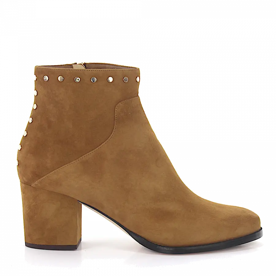 Jimmy Choo - Stiefeletten Veloursleder - beige