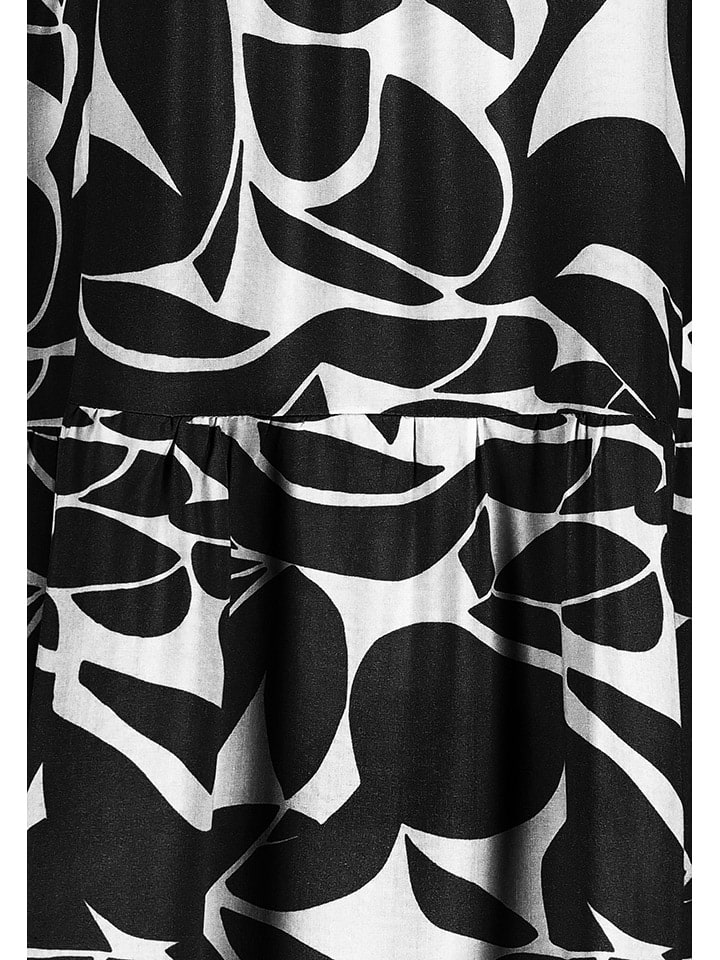 Sublevel Kleid in Schwarz/ Weiß günstig kaufen