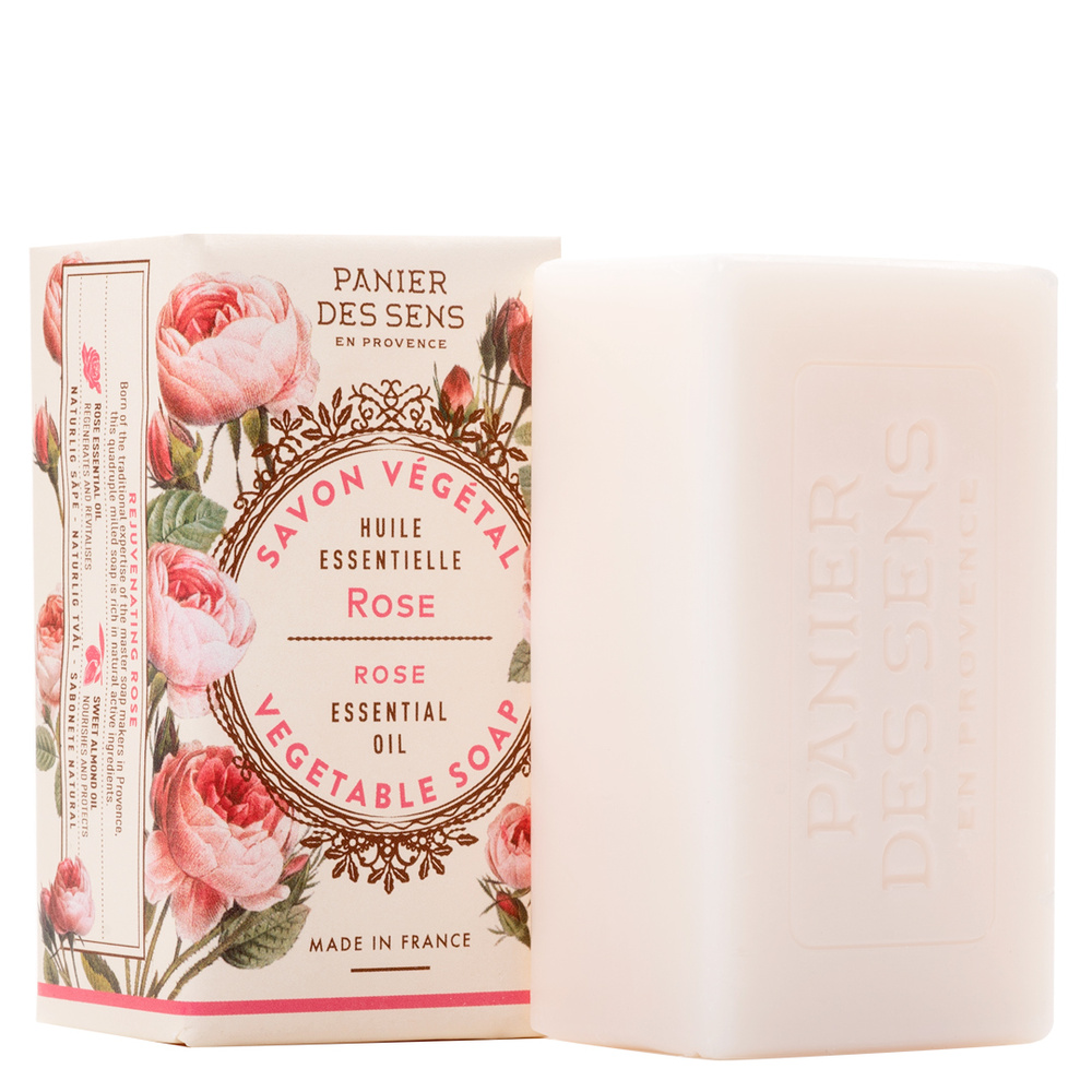 Panier des Sens Rose Régénérante Savon Extra Doux