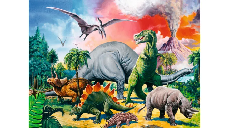 Ravensburger Puzzle - Unter Dinosauriern, 100 XXL-Teile