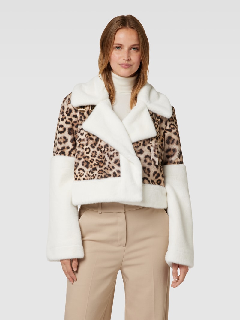 Jacke mit Kunstfell-Besatz - 50 Jahre Jubiläumskapsel in camel