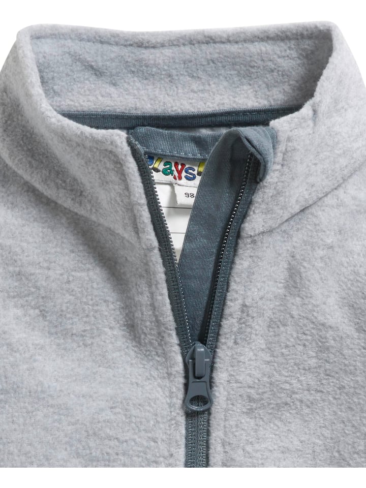Playshoes Fleece-Jacke in Grau/Melange günstig kaufen