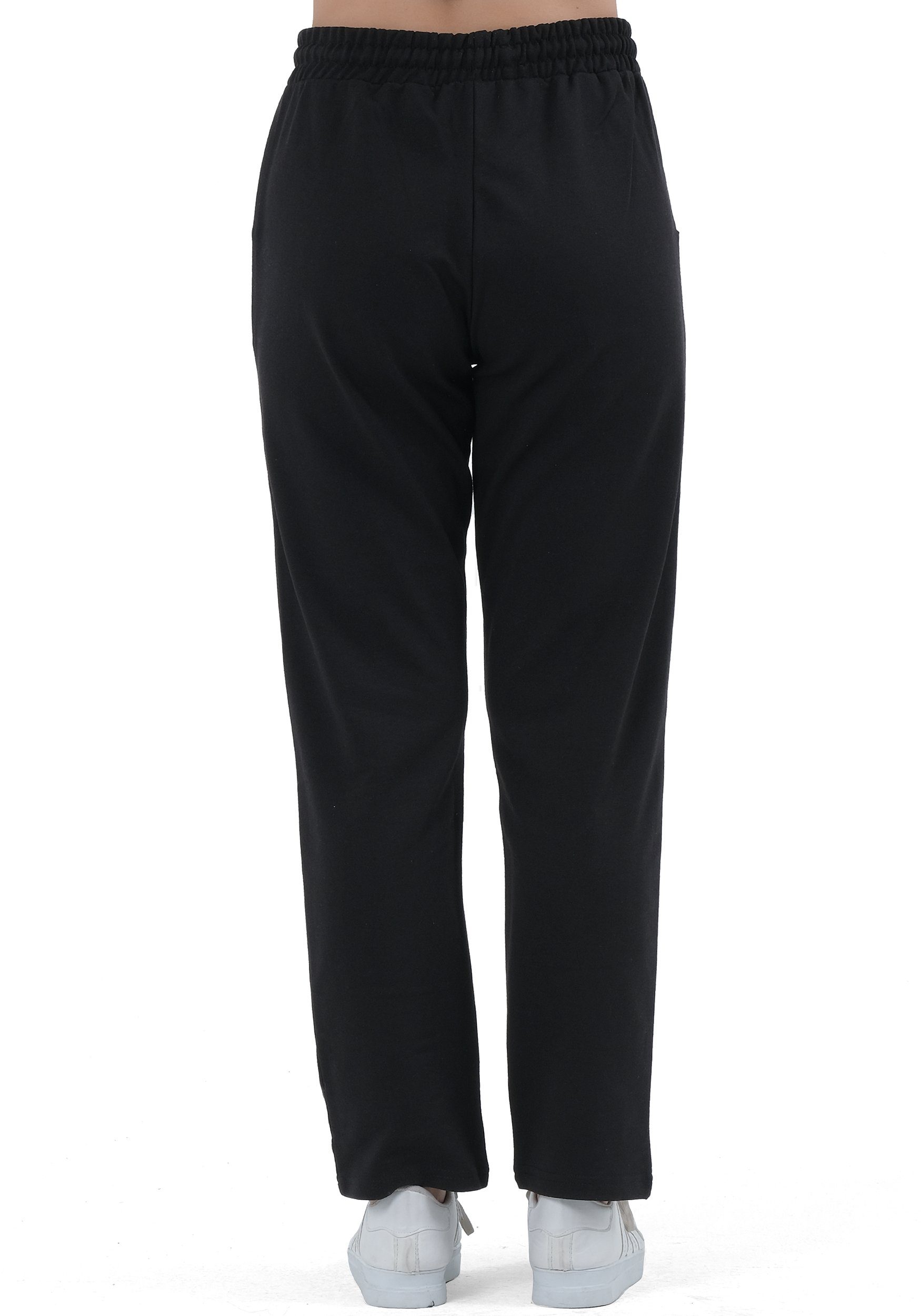 ROSS CAMP Sweathose Jogginghose Damen (1-tlg) Lycra, Slim Fit, Baumwolle