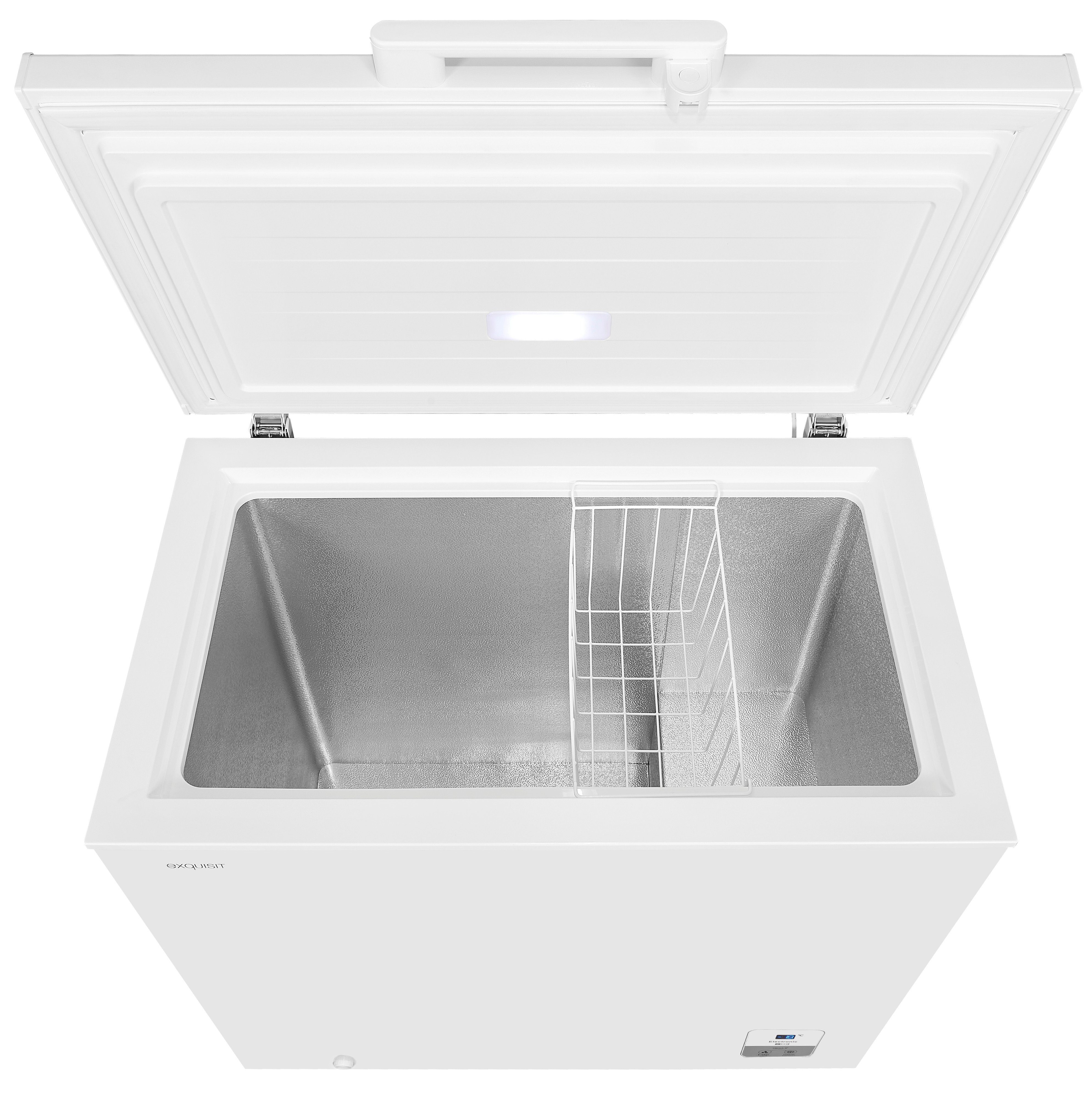 exquisit Gefriertruhe GT200-HE-010E, 89.1 cm breit, 182 l, Gefriertruhe mit digitaler Steuerung