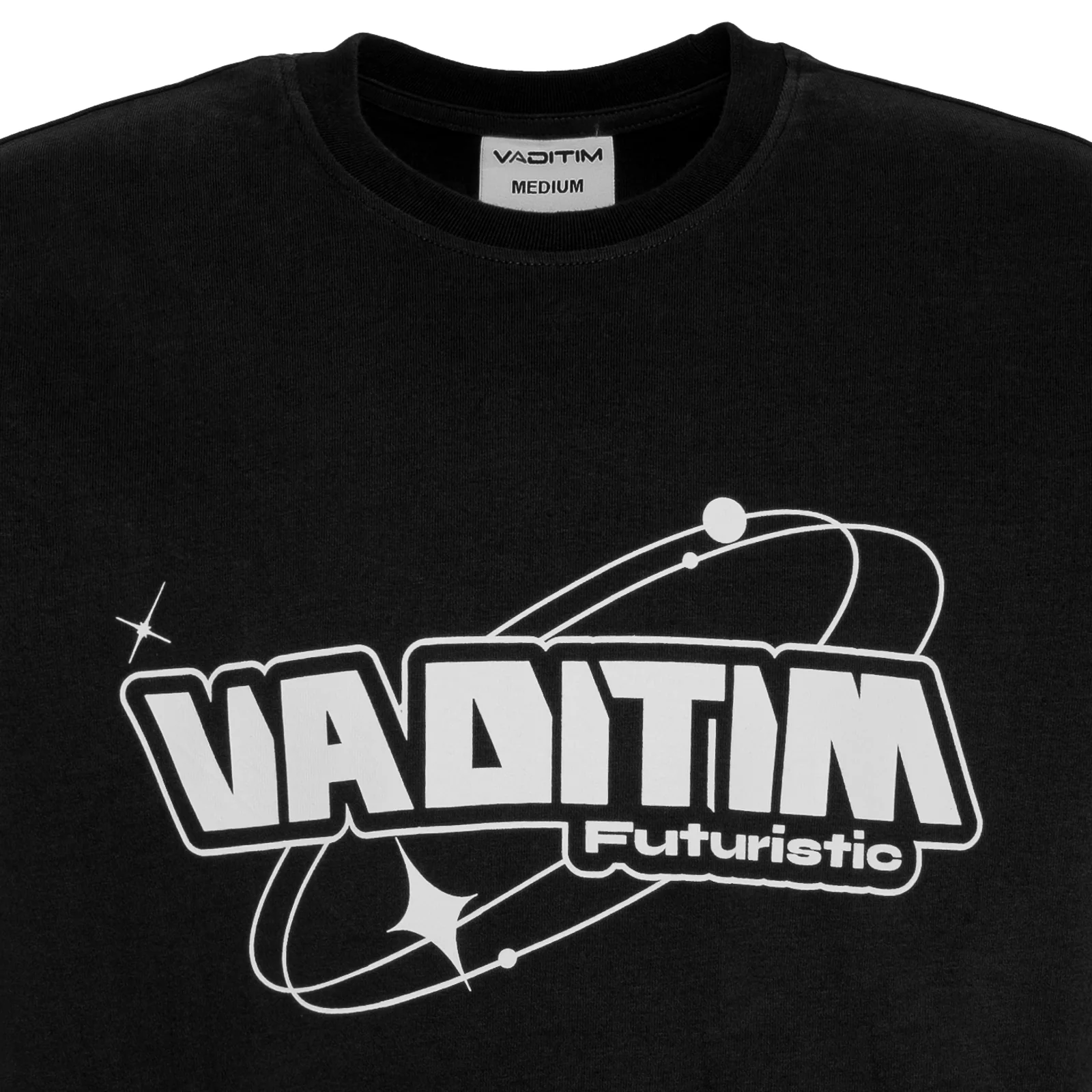 BLACK FUTURISTIC VADITIM T-SHIRT