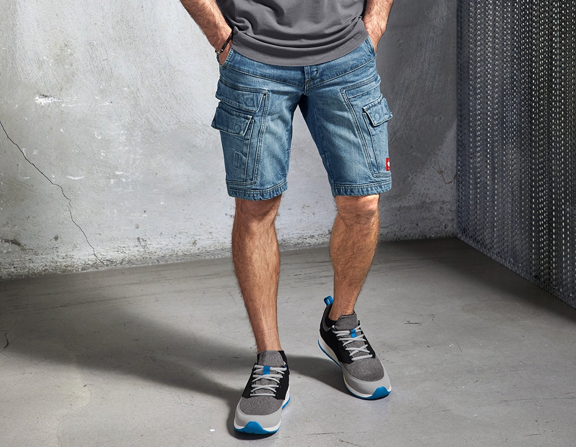 e.s. Cargo Worker-Jeans-Short POWERdenim