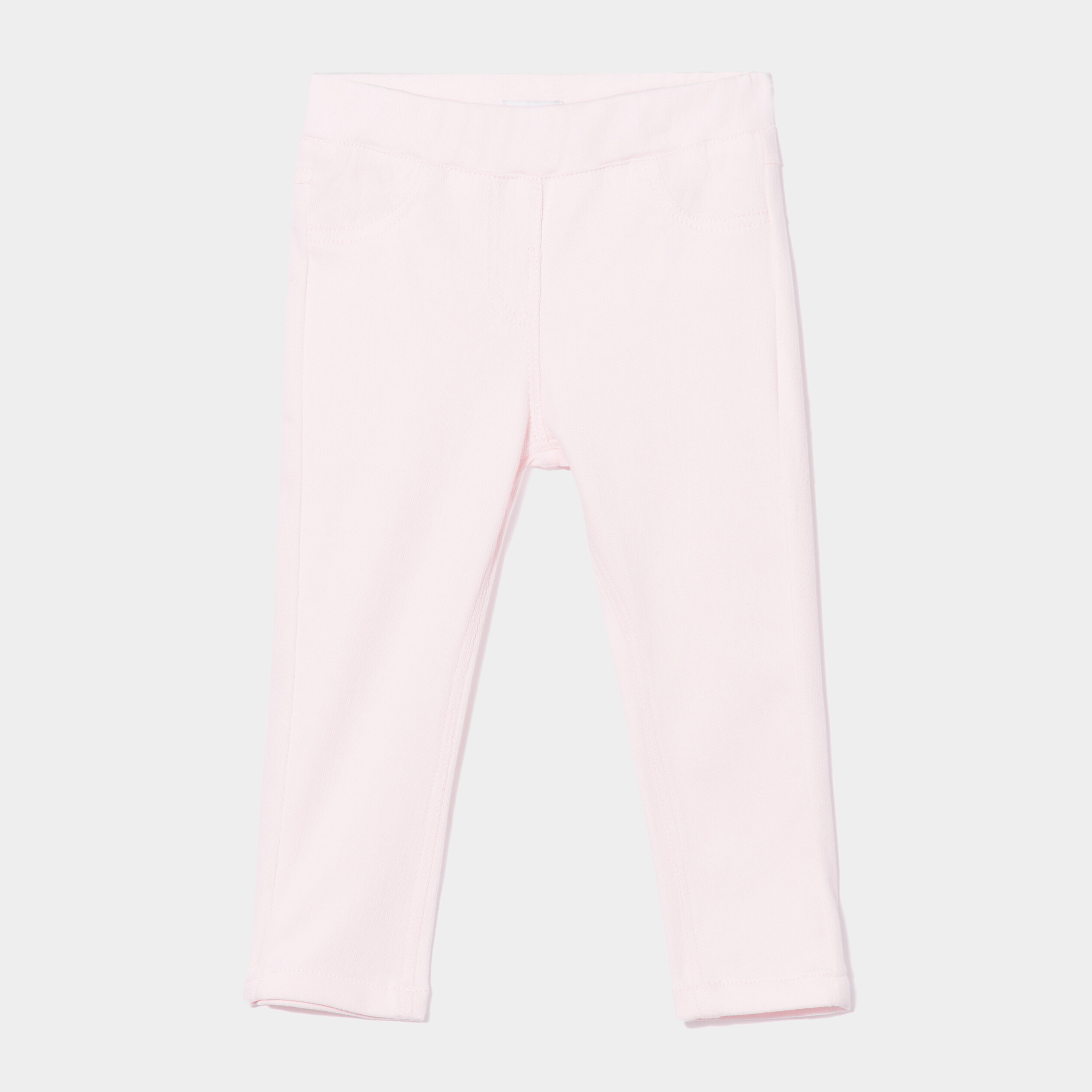 Pantalon tregging ajusté rose clair bébé fille | La Halle