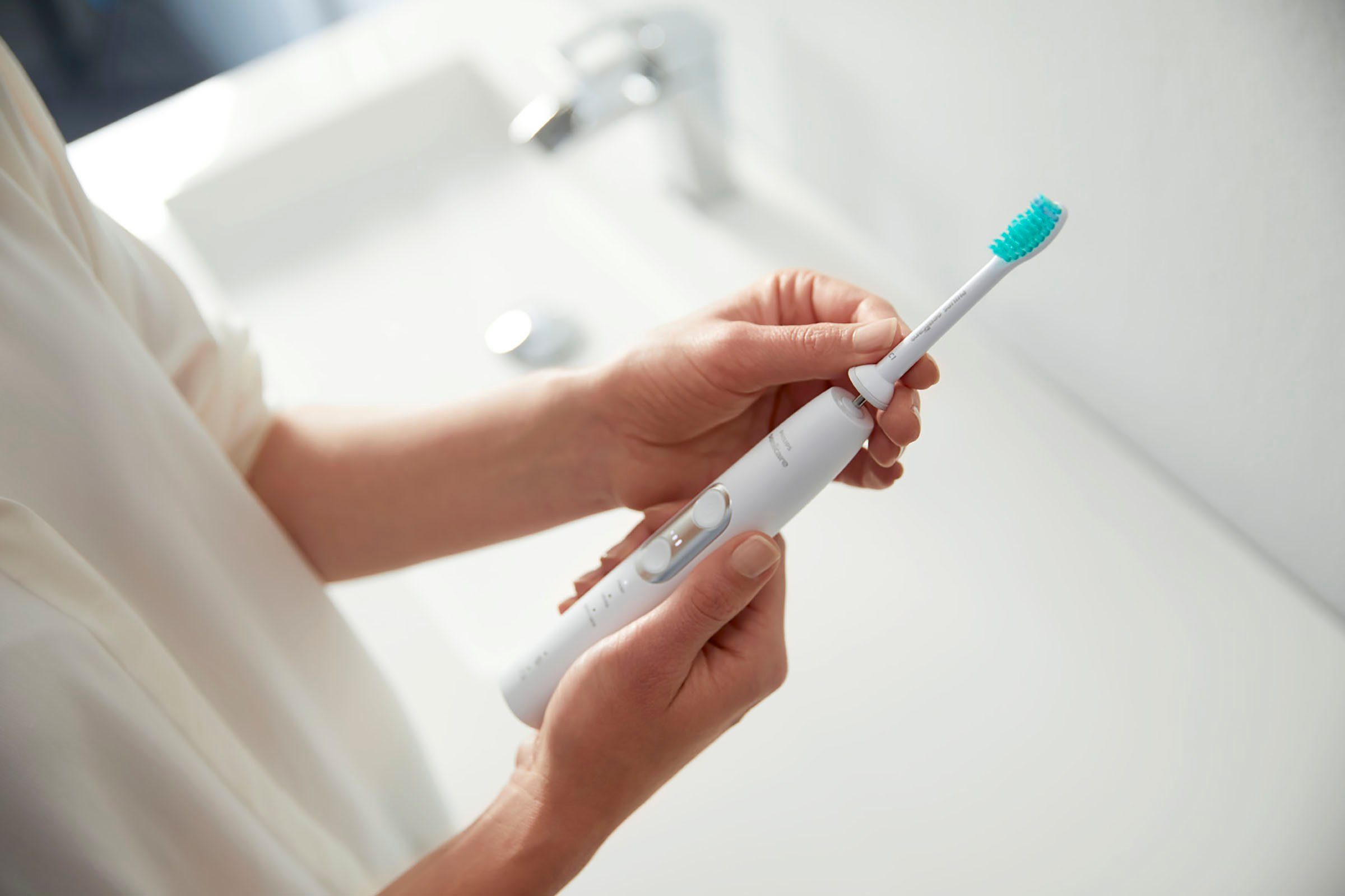 Philips Sonicare Aufsteckbürsten ProResults Standard, besonders weiter Schwingungsradius