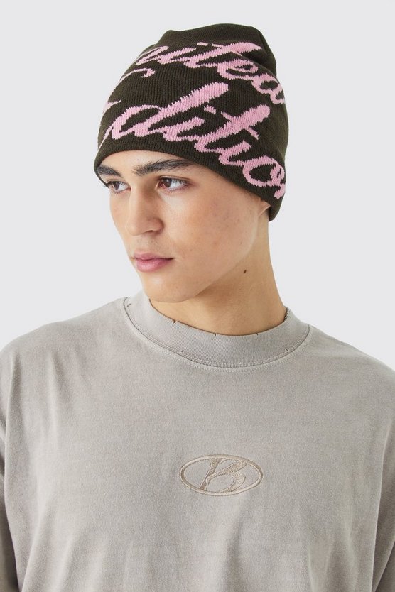 Beanie mit Limited Edition Print