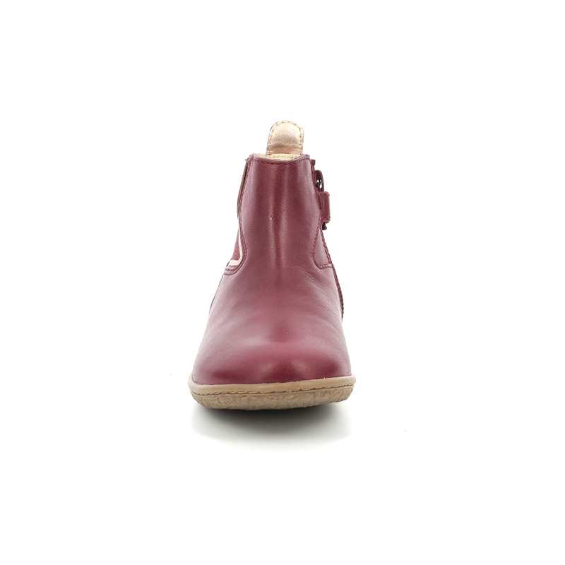 Boots cuir Vermillon