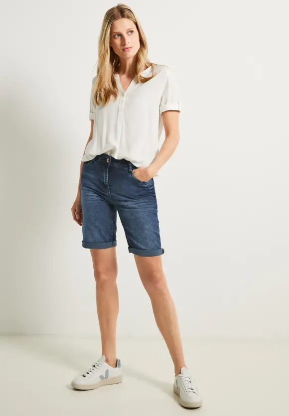 CECIL Slim Fit Jeansshorts