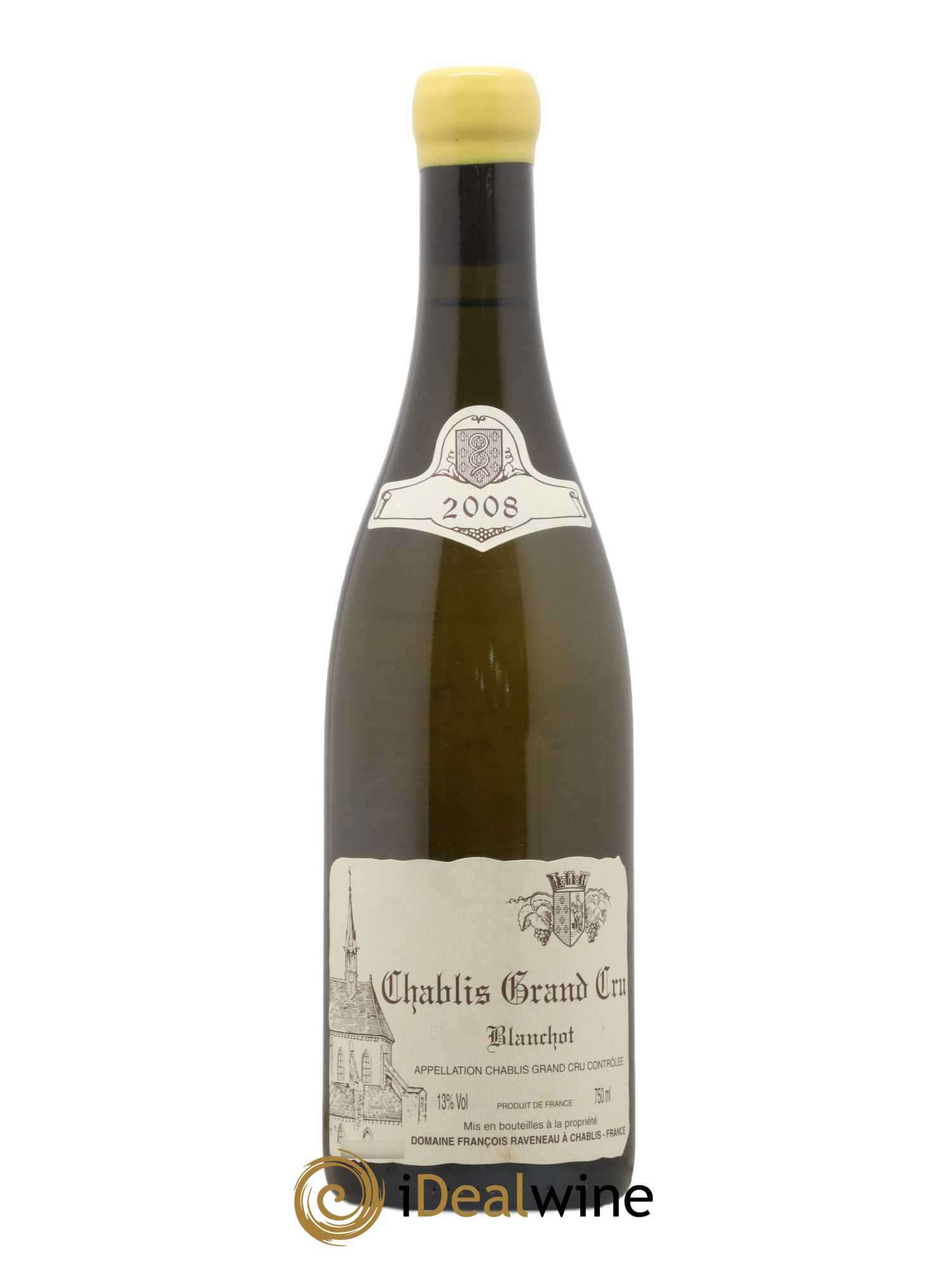 Chablis Grand Cru Blanchot Raveneau (Domaine)  2008 - Lot de 1 Bouteille