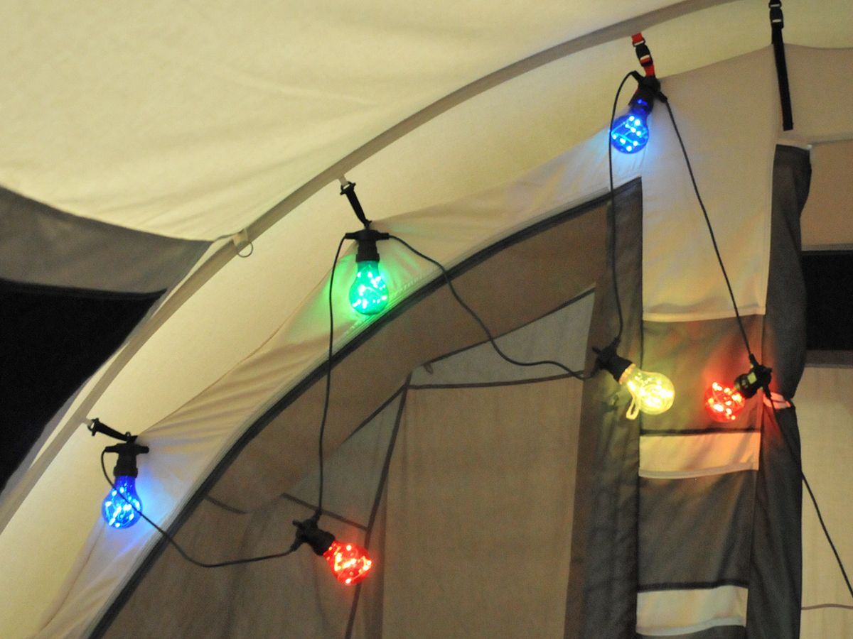 Svenska Living 100 LED bunte und anschließbare Partylichterkette