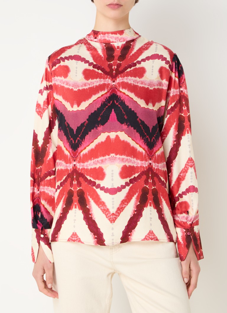 Expresso Tunic with print and keyhole
