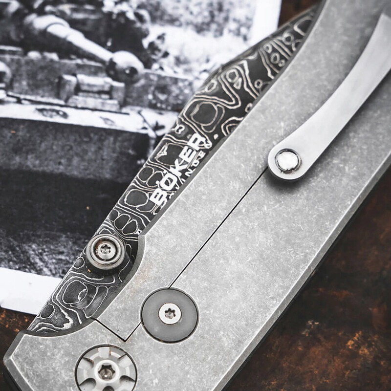 B&ouml;ker Messer Tiger Damast B&ouml;ker